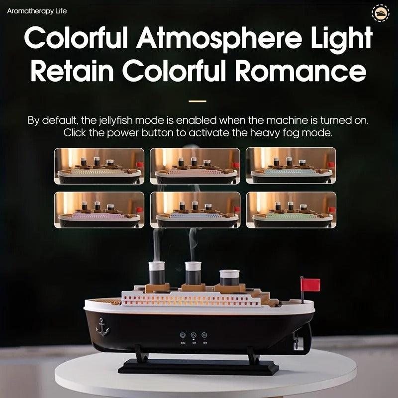 Titanic Ship Model Aroma Diffuser & Humidifier – Elegance, Relaxation & Style