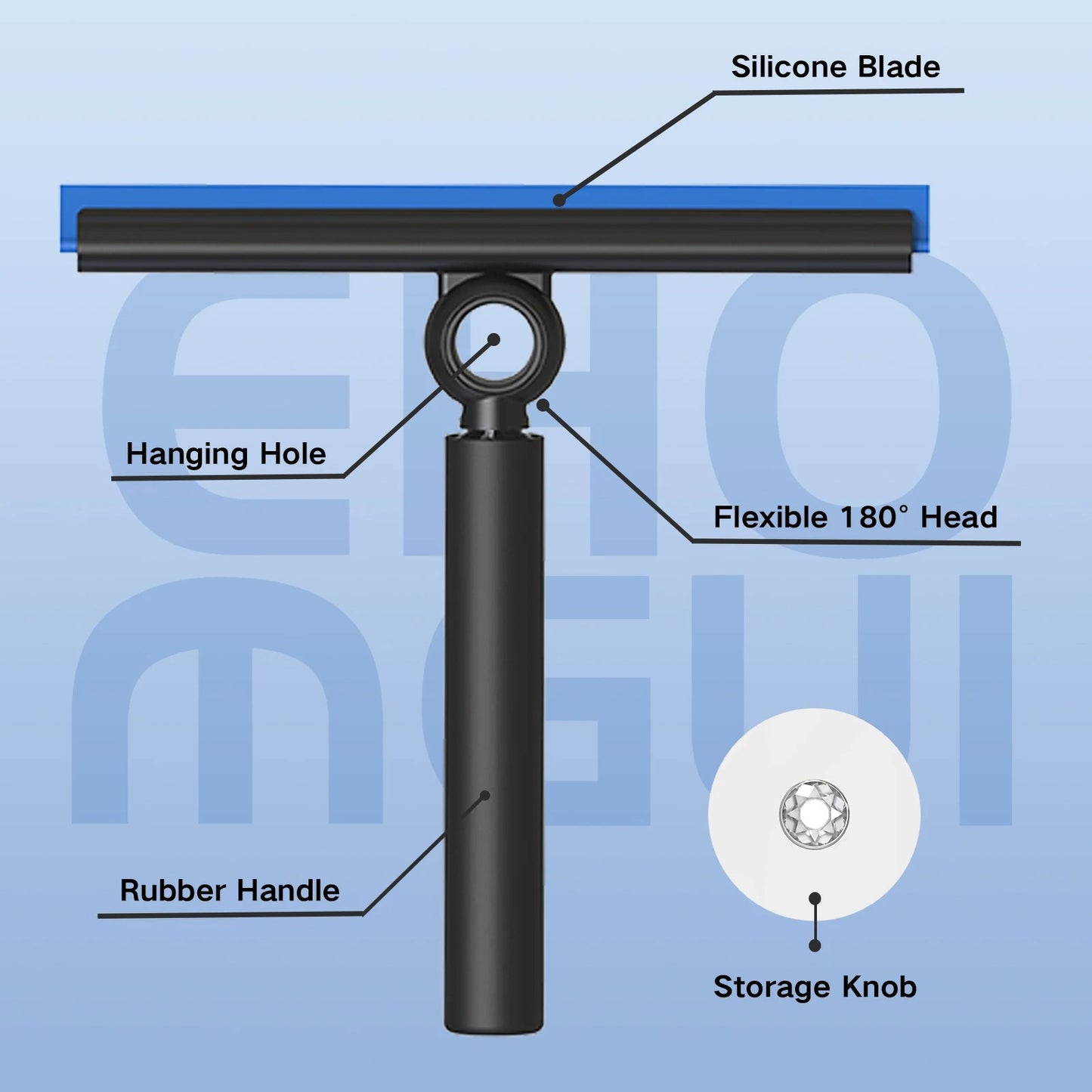 FlexiClean – The Multifunctional Adjustable Squeegee