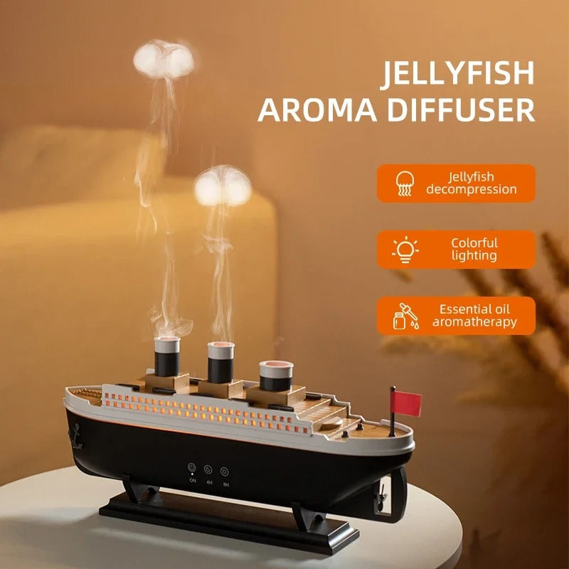 Titanic Ship Model Aroma Diffuser & Humidifier – Elegance, Relaxation & Style