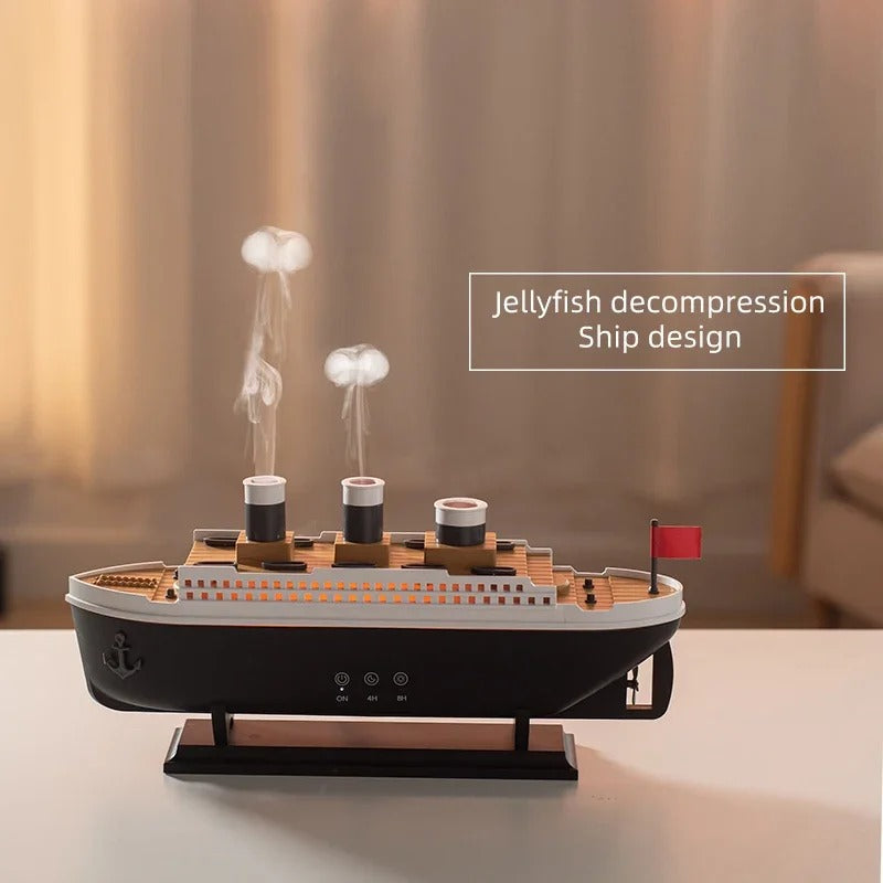 Titanic Ship Model Aroma Diffuser & Humidifier – Elegance, Relaxation & Style