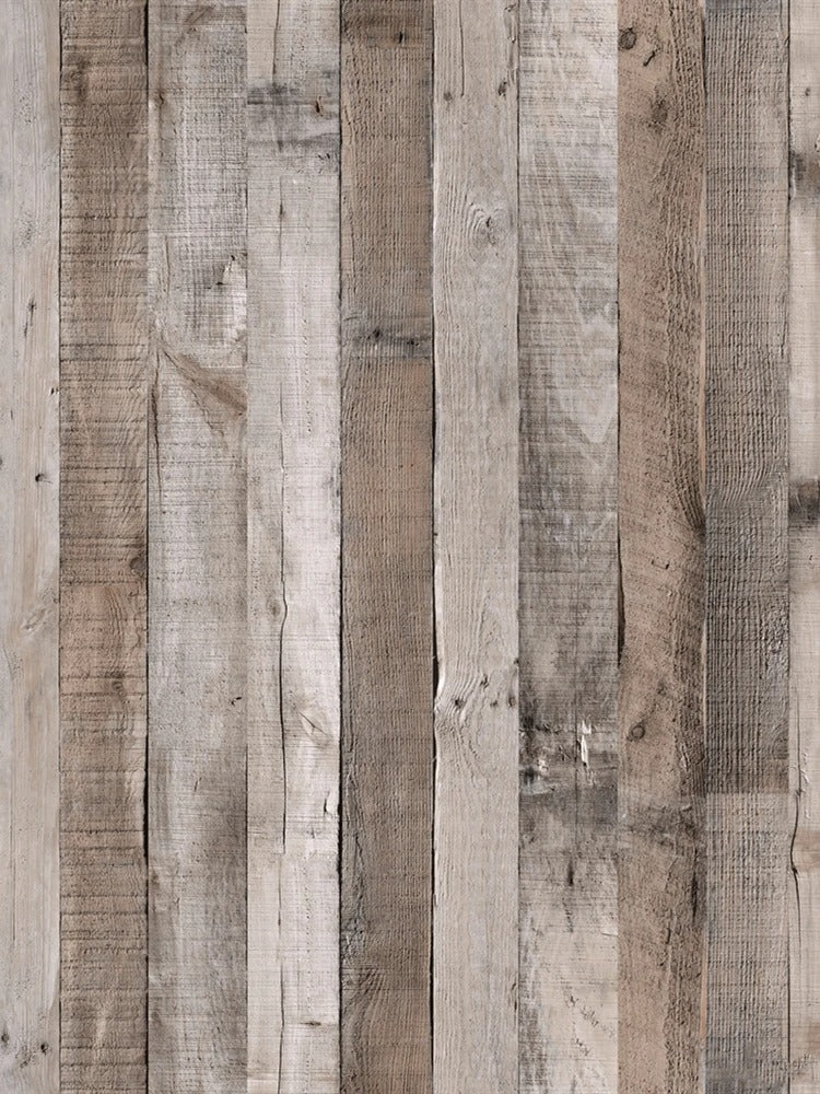 Retro wooden adhesive wallpaper 6mx45cm